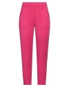 Fracomina Woman Pants Fuchsia Size L Viscose, Polyester, Polyamide In Pink