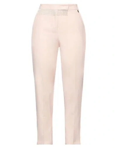 Fracomina Woman Pants Light Pink Size 10 Polyester, Elastane