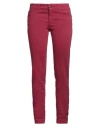 Fracomina Woman Pants Magenta Size 32 Cotton, Elastane
