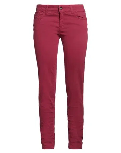 Fracomina Woman Pants Magenta Size 32 Cotton, Elastane