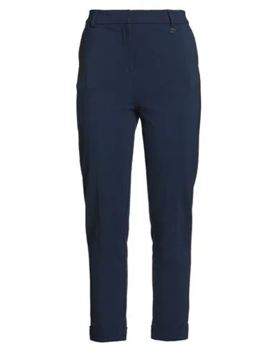 Fracomina Woman Pants Navy Size 6 Rayon, Nylon, Elastane In Blue