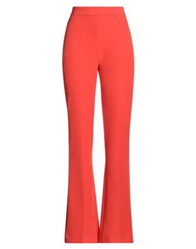 Fracomina Woman Pants Orange Size 8 Polyester, Elastane