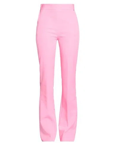 Fracomina Woman Pants Pink Size 4 Polyester, Elastane