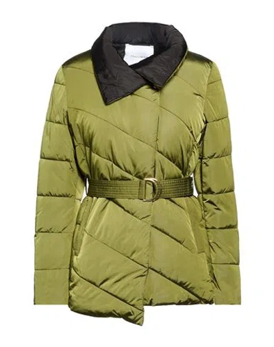 Fracomina Woman Puffer Green Size Xxl Nylon