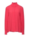 Fracomina Woman Shirt Red Size S Viscose In Red