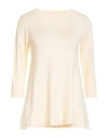 Fracomina Woman Sweater Cream Size L Viscose, Nylon