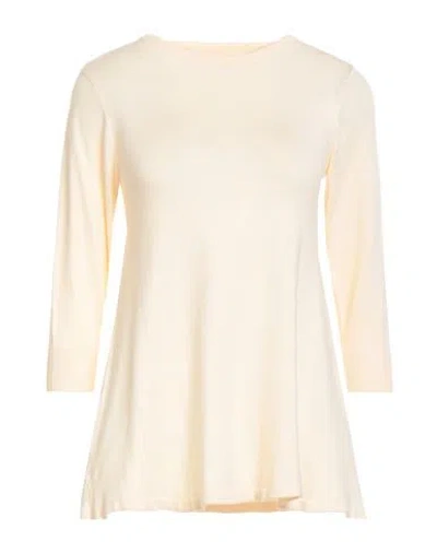 Fracomina Woman Sweater Cream Size L Viscose, Nylon