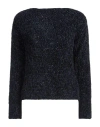 Fracomina Woman Sweater Midnight Blue Size Xl Polyester, Viscose In Blue