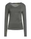 Fracomina Woman Sweater Military Green Size S Viscose, Nylon