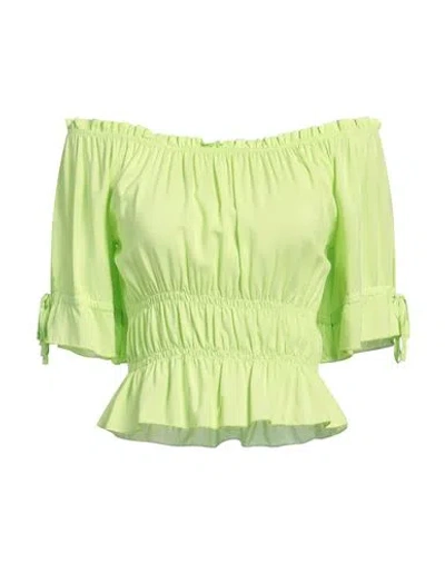 Fracomina Woman Top Acid Green Size M Rayon