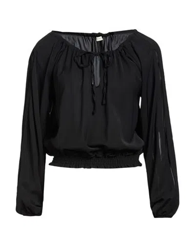 Fracomina Woman Top Black Size Xs Polyamide