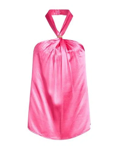 Fracomina Woman Top Magenta Size M Viscose In Pink