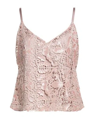 Fracomina Woman Top Pink Size M Polyester