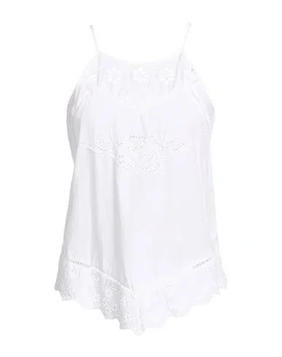 Fracomina Woman Top White Size S Cotton