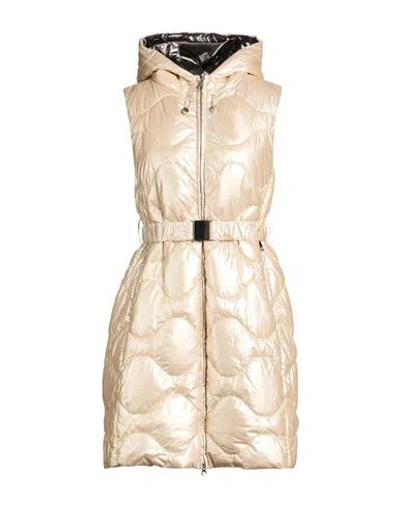 Fracomina Woman Vest Cream Size Xxl Nylon, Polyurethane In Neutral