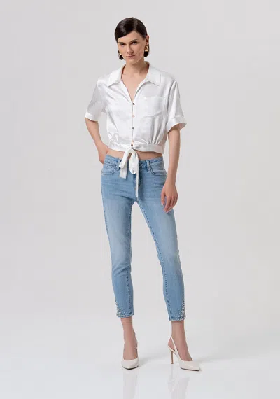 Fracomina Women's Jeans Light Blue
