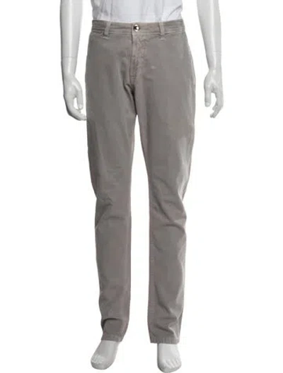 Pre-owned Fradi Chinos In Gray
