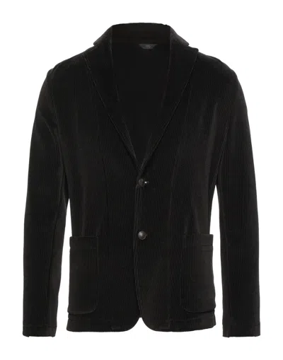 Fradi Man Suit Jacket Steel Grey Size 40 Cotton