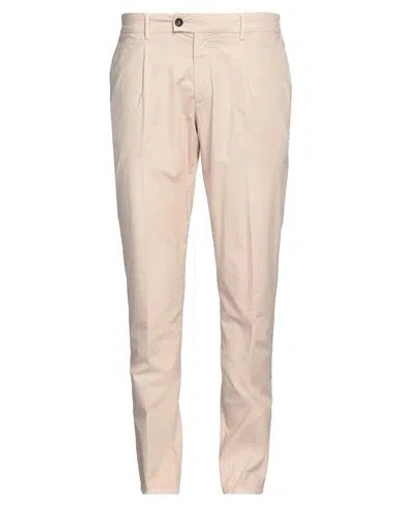 Fradi Man Pants Beige Size 28 Cotton, Lyocell, Elastane