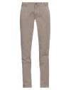 Fradi Man Pants Khaki Size 28 Cotton, Elastane In Beige