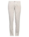Fradi Man Pants Light Grey Size 36 Cotton, Elastane In Grey