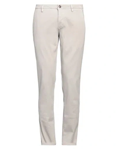 Fradi Man Pants Light Grey Size 36 Cotton, Elastane