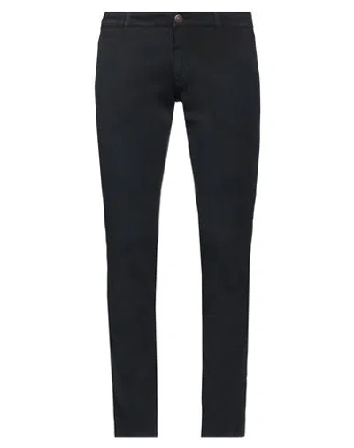 Fradi Man Pants Midnight Blue Size 31 Cotton, Elastane In Black