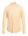 Fradi Man Shirt Apricot Size 16 Cotton In Orange