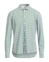 Fradi Man Shirt Azure Size 16 ½ Polyamide, Elastane In Green