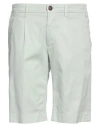 Fradi Man Shorts & Bermuda Shorts Light Green Size 30 Cotton, Lyocell, Elastane