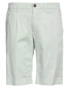Fradi Man Shorts & Bermuda Shorts Light Green Size 28 Cotton, Lyocell, Elastane