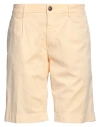 Fradi Man Shorts & Bermuda Shorts Pastel Yellow Size 31 Cotton, Lyocell, Elastane