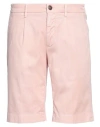 Fradi Man Shorts & Bermuda Shorts Pink Size 28 Cotton, Lyocell, Elastane In Pink