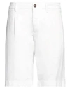 Fradi Man Shorts & Bermuda Shorts White Size 32 Cotton, Lyocell, Elastane