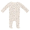 Fragile Allover Wrap Printed Romper In Neutral