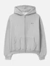 Fragile Club Heather Uniform Zip-up In Gray