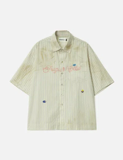 Fragile Club Short Sleeve Stickers Shirt In Multi