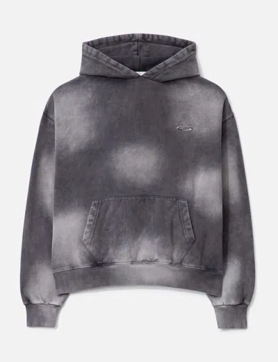 Fragile Club Vintage Wash Hoodie In Gray