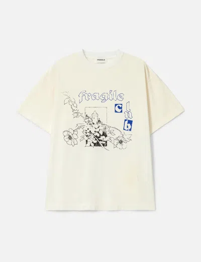 Fragile Club Vintage White T-shirt In Neutral