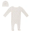 Fragile Kids'  Fruit Print Wrap Romper Set With Hat In Multi