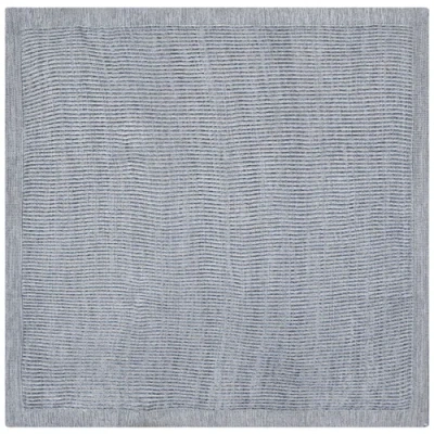 Fragile Knit Blanket, Garter Stitch Edge In Gray