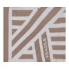 Fragile Pattern Knit Blanket In Brown