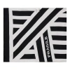 Fragile Pattern Knit Blanket In Black