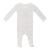 Fragile Kids'  Soft Rib Mesh Print Romper In Multi