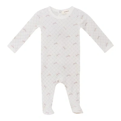 Fragile Kids'  Soft Rib Mesh Print Romper In Multi