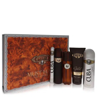 Fragluxe 2pcs Combo Cuba Gold By  Gift Set - For Men In Multi