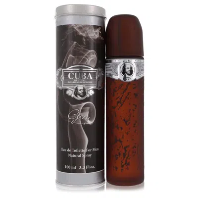Fragluxe 2pcs Combo Cuba Grey By  Mini Edt Spray 0.17 oz For Men In Multi
