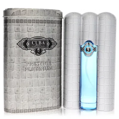 Fragluxe 2pcs Combo Cuba Prestige Platinum By  Eau De Toilette Spray 1.17 oz For Men In Multi