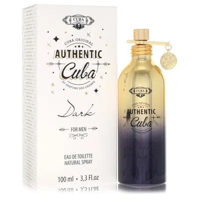 Fragluxe 2pcs Combo Gift Set Cuba Authentic Dark By  Eau De Toilette Spray 3.3 oz For Men In Multi
