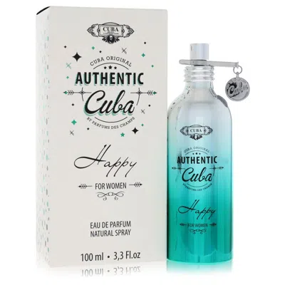 Fragluxe 2pcs Combo Gift Set Cuba Authentic Happy By  Eau De Parfum Spray 3.3 oz For Women In Multi